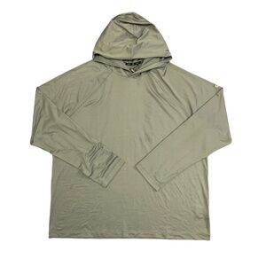 GAP Fit Men's Long Sleeve Moisture Wicking Reflective Logo Active Hoodie Size M